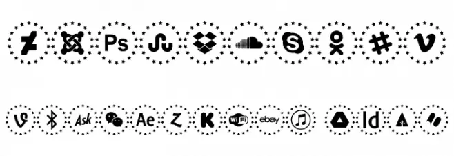 Type Icons Color Fuentes OTROS CHARS