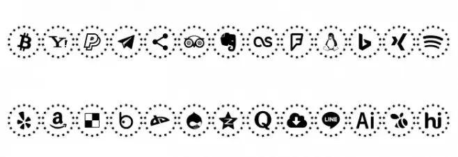 Type Icons Color Fuentes MAYÚSCULAS