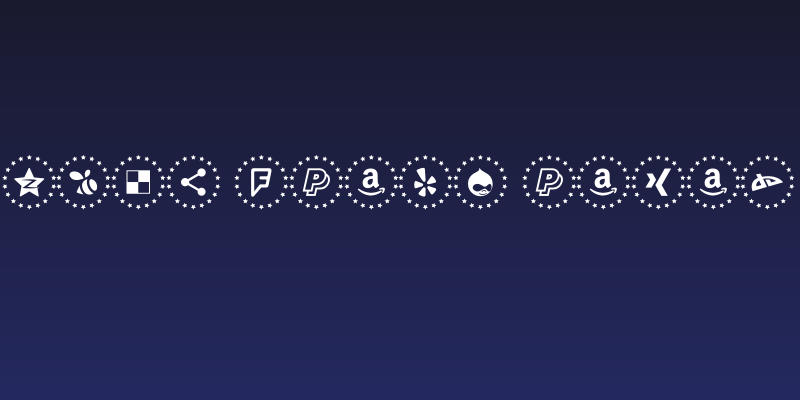 Type Icons Color Social Header