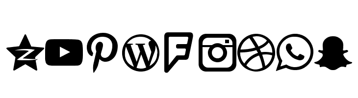Type Icons Caratteri