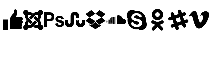 Type Icons Caratteri ALTRI CARATTERI