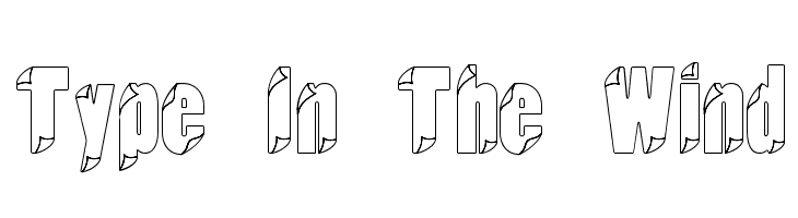 Type In The Wind Font