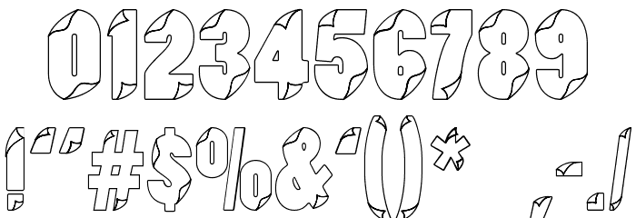 Type In The Wind Font OTHER CHARS