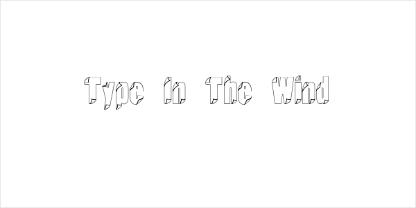 Type In The Wind Logo