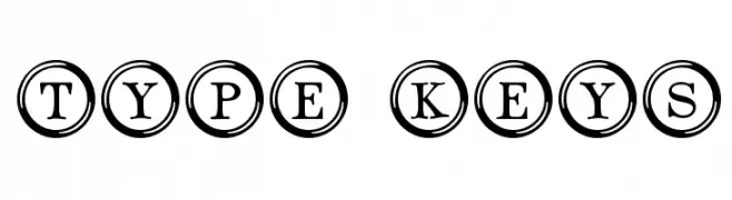 Type Keys  font caratteri gratis
