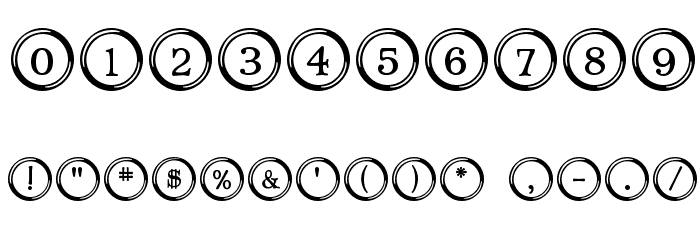Type Keys Font OTHER CHARS