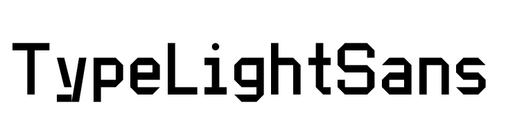 Type Light Sans  Free Fonts Download
