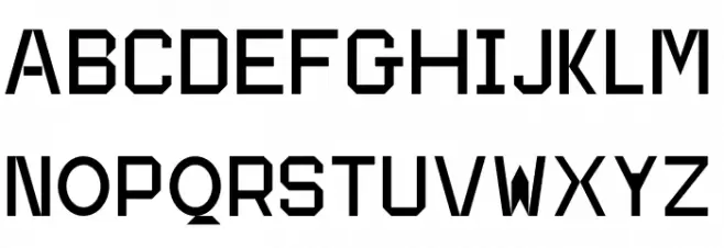 Type Light Sans 字体 大写