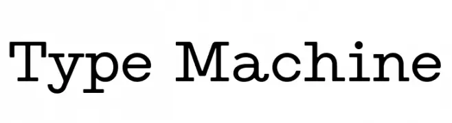 Type Machine  Fuentes Gratis Descargar