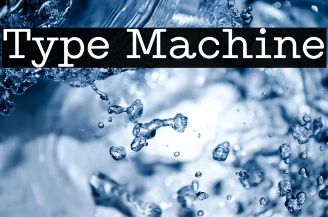 Type Machine Example 1