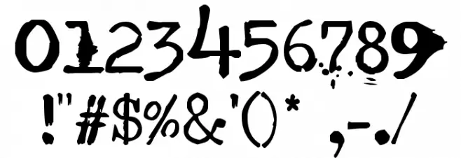 Type-Ra Font OTHER CHARS