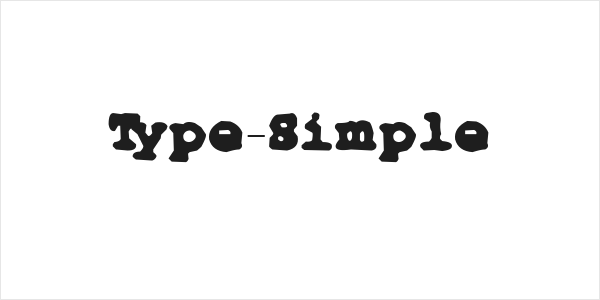 Type-Simple Logo
