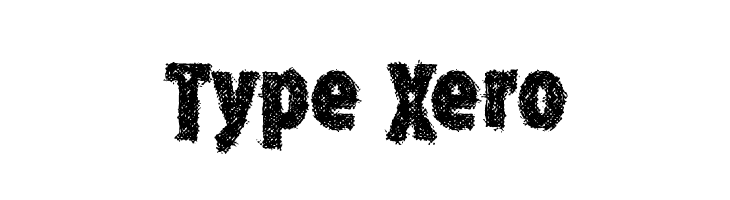 Type Xero  免费字体下载