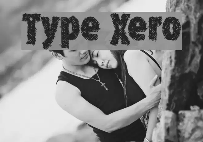 Type Xero フォント examples