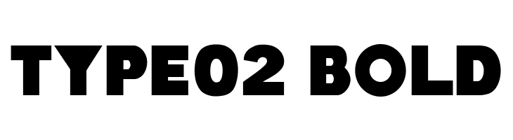 Type02 Bold  Frei Schriftart Herunterladen