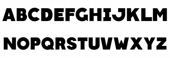 Type02 Bold Font UPPERCASE