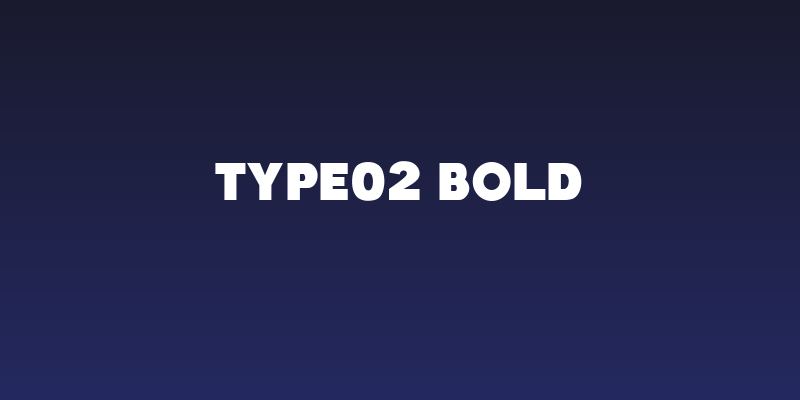 Type02 Bold Social Header