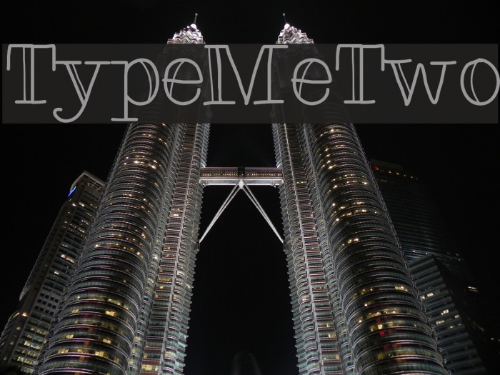 TypeMeTwo Font examples