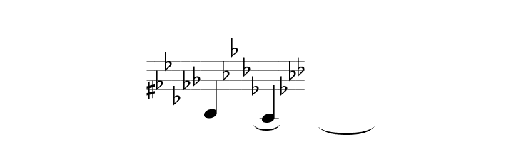 TypeMyMusic Notation Шрифта