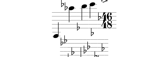 TypeMyMusic Notation Шрифта строчной