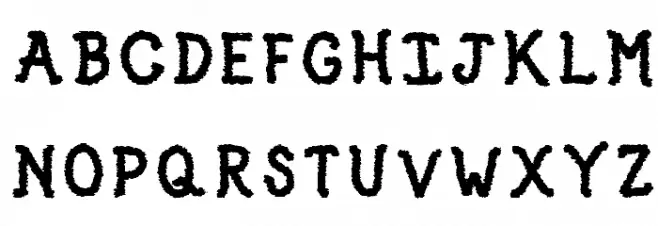 TypeO Schriftart Groß