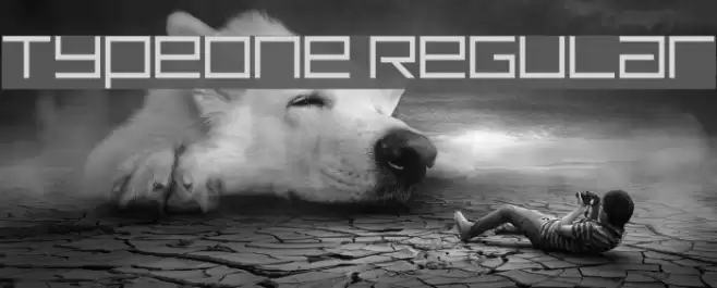 TypeOne Regular Font examples