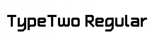 TypeTwo Regular  Free Fonts Download