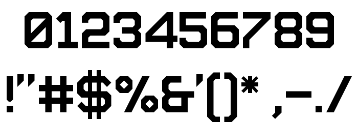 TypeTwo Regular Font OTHER CHARS