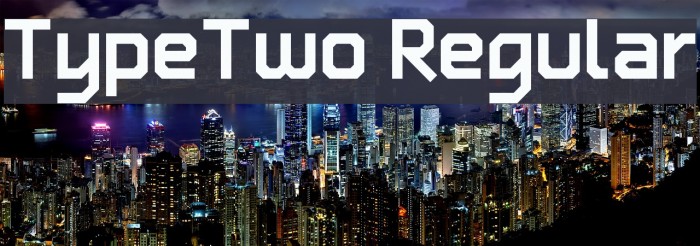 TypeTwo Regular Font examples