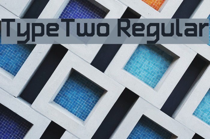 TypeTwo Regular Font examples