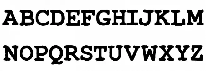 TypeWrong Smudged Bold Polices MAJUSCULES