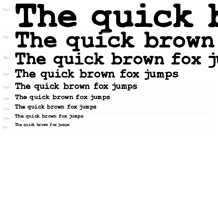 TypeWrong Smudged Bold Waterfall