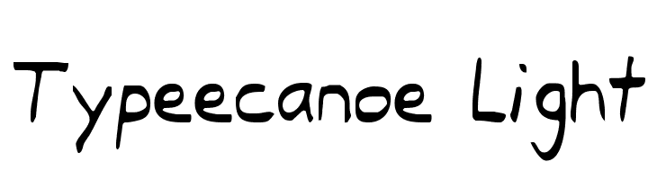 Typeecanoe Light Font