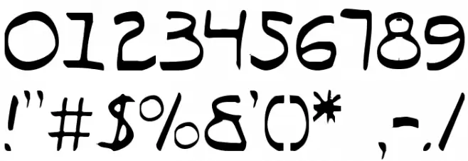 Typeecanoe Light Font OTHER CHARS