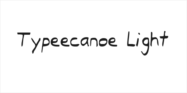 Typeecanoe Light Logo