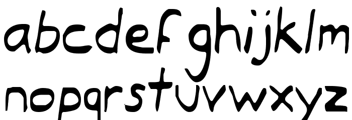 Typeecanoe Light Font LOWERCASE