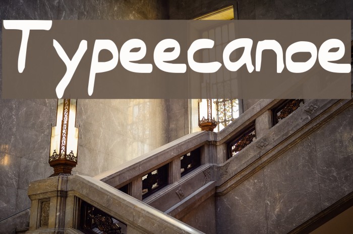 Typeecanoe Font examples
