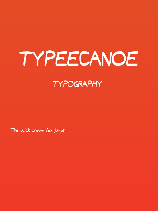 Typeecanoe Poster