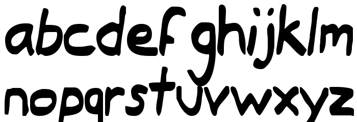 Typeecanoe Font LOWERCASE