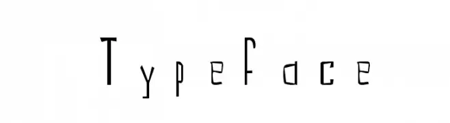 Typeface  Frei Schriftart Herunterladen