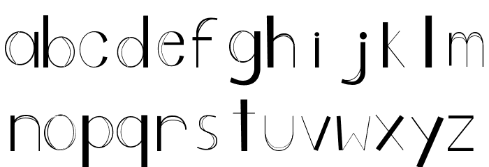 Typeface Font LOWERCASE