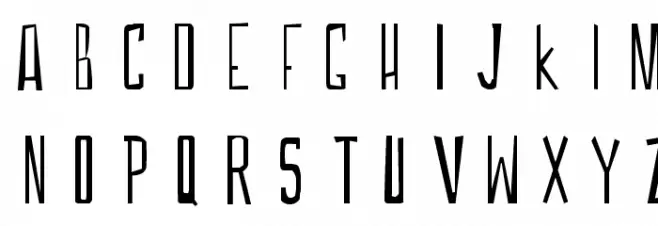 Typeface Schriftart Groß