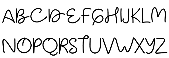 Typeline Schriftart Groß