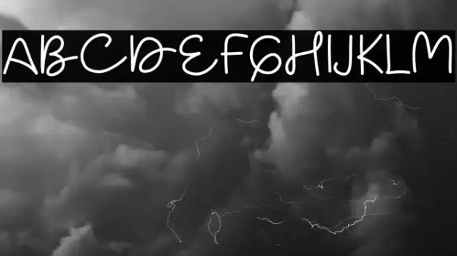 Typeline Font examples