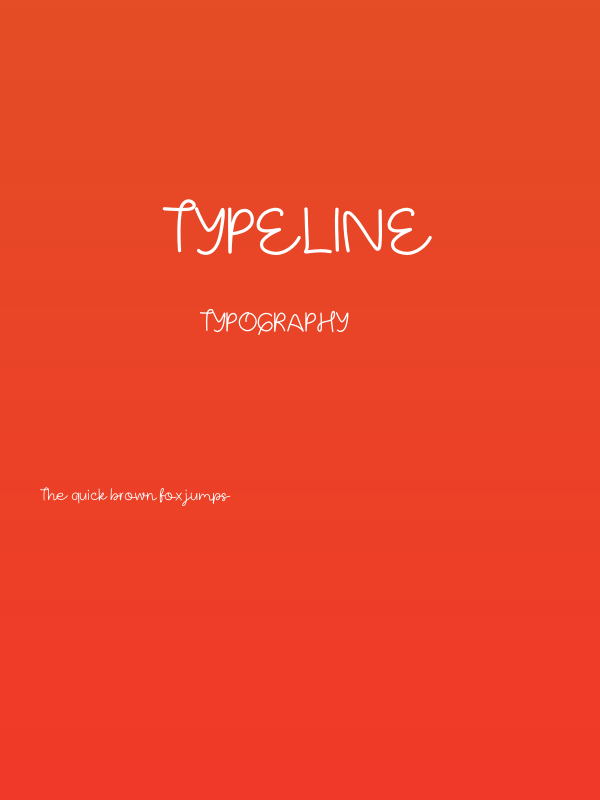 Typeline Poster