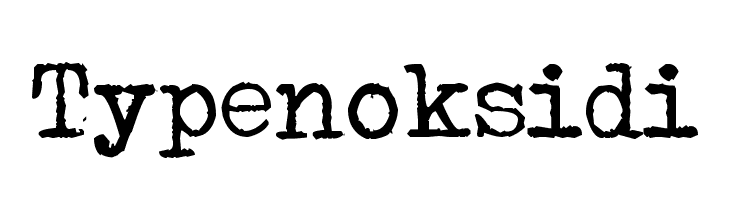 Typenoksidi Font