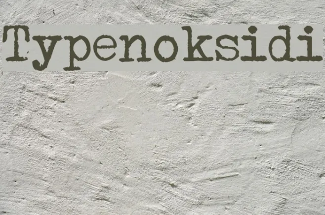 Typenoksidi Example 2