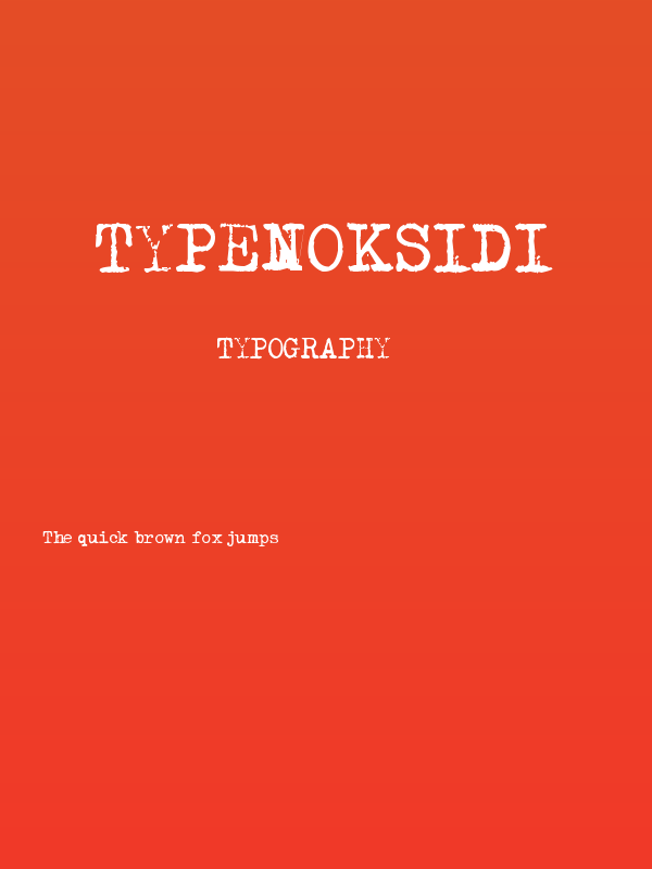 Typenoksidi Poster