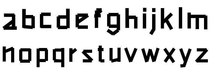 Typeotape Font LOWERCASE