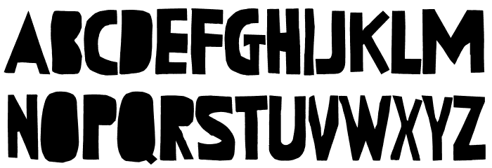 Typephace Font LOWERCASE